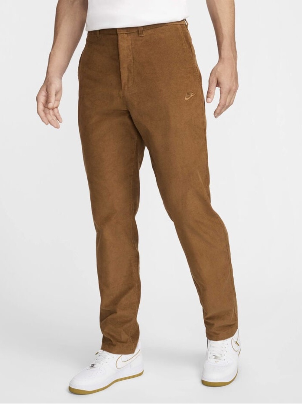 Vintage Nike Men’s Corduroy Pants in Chestnut Brown
